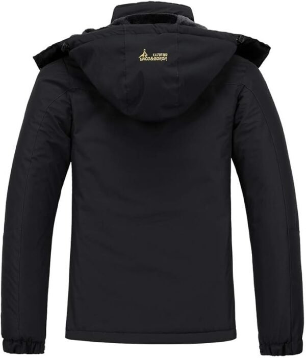 MOERDENG Women's Waterproof Ski Jacket Warm Winter Snow Coat Mountain Windbreaker Hooded Raincoat Jacket - Image 2