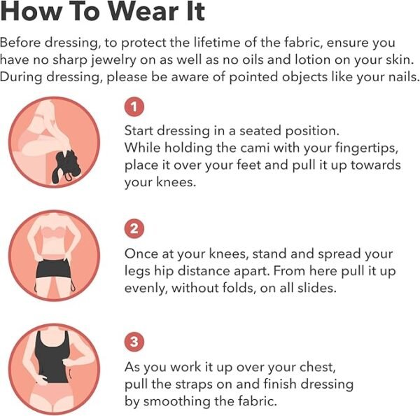 SHAPERMINT Womens Tops - Scoop Neck Cami Body Shaper for Women, Shapewear Tummy Control, Camisole Tank Tops for Women - Image 3