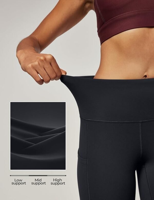IUGA High Waist Yoga Pants with Pockets, Leggings for Women Tummy Control, Workout Leggings for Women 4 Way Stretch - Image 5